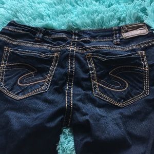 Silver dark wash Suki